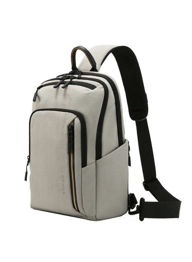 BANGE 7868 Grey New High Quality Lightweight Shoulder Bags Waterproof Anti Theft Crossbody Shoulder Bag Men's Crossbody Bag - Image 1